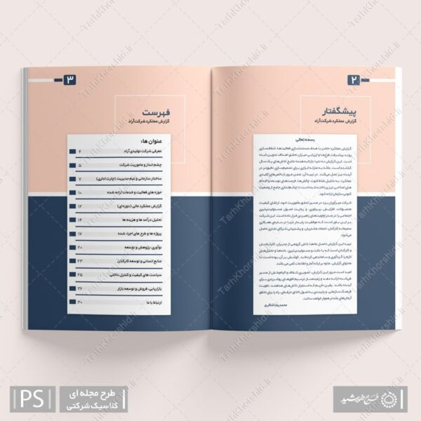 طرح گزارش عملکرد برای شرکت های فناوری و ادارات لایه باز برای چاپ و طراحی گزارش عملکرد لایه باز