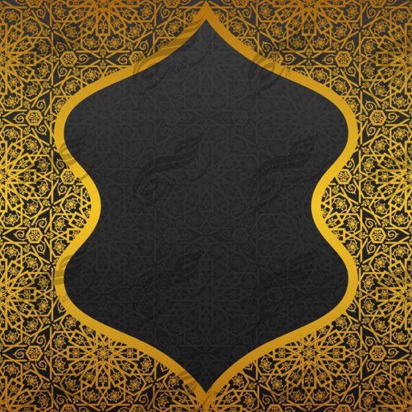 طرح کادر متن و تصویر لایه باز اسلیمی ۵ psd برای چاپ و طراحی زمینه متن ها و عنوان ها