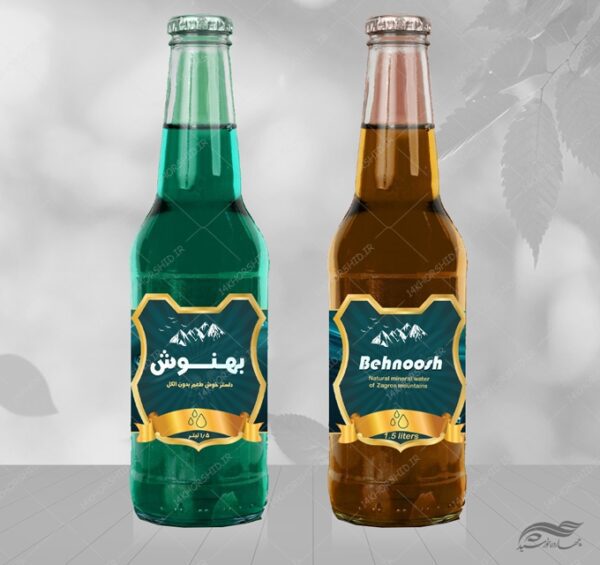 لیبل و برچسب لایه باز نوشیدنی و دلستر برای چاپ و طراحی لیبل و برچسب لایه باز