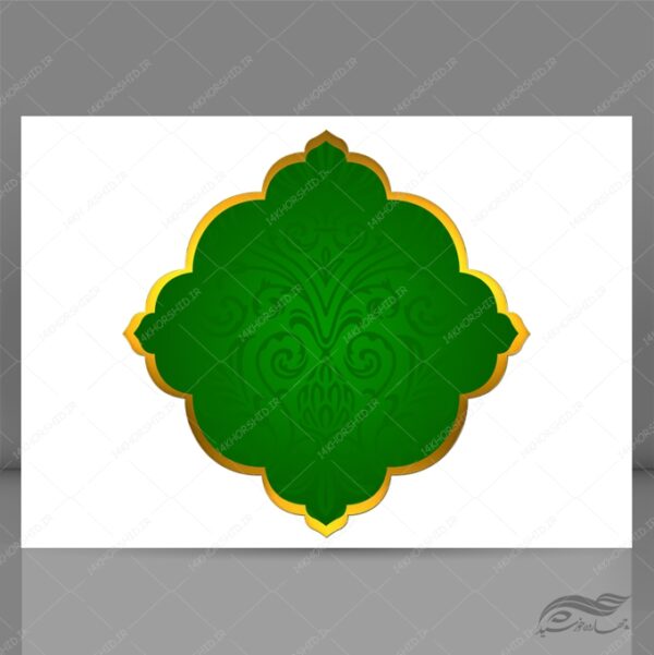 قاب و کادر گرافیکی لایه باز اسلیمی ۴۴ psd برای چاپ و طراحی قاب و حاشیه لایه باز