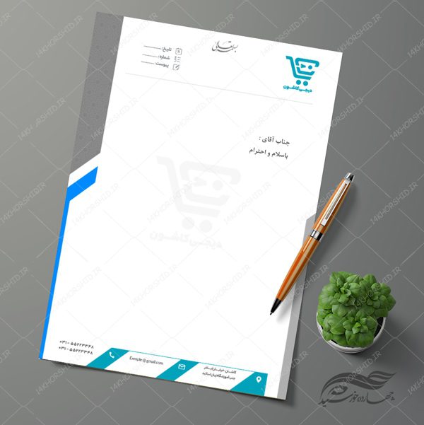 سربرگ لایه باز اداری شرکتی و اداری psd 29 برای چاپ و طراحی سربرگ لایه باز