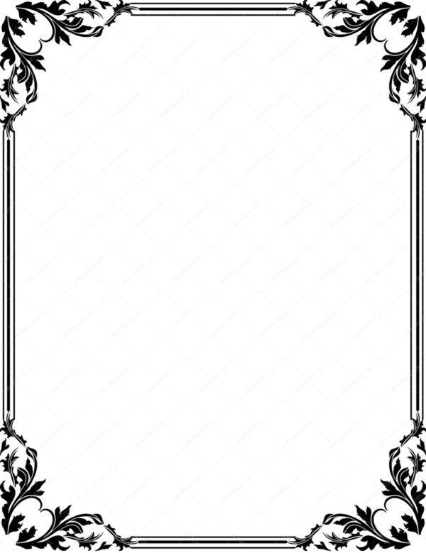 مجموعه طرح کادر حاشیه پترن و گل اسلیمی png سری دوم برای چاپ و طراحی مجموعه فایل های گرافیکی لایه باز