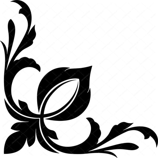مجموعه طرح کادر حاشیه پترن و گل اسلیمی png سری دوم برای چاپ و طراحی مجموعه فایل های گرافیکی لایه باز