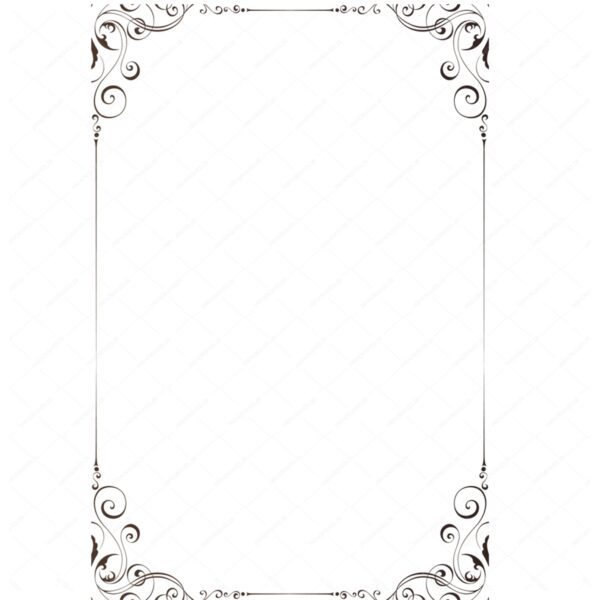 مجموعه طرح کادر حاشیه پترن و گل اسلیمی png سری دوم برای چاپ و طراحی مجموعه فایل های گرافیکی لایه باز