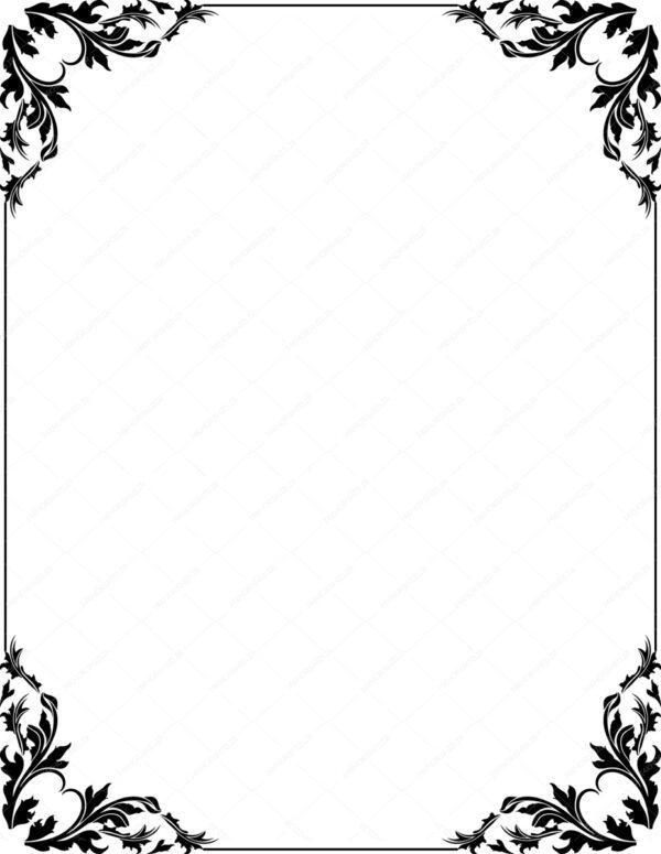 مجموعه طرح کادر حاشیه پترن و گل اسلیمی png سری دوم برای چاپ و طراحی مجموعه فایل های گرافیکی لایه باز