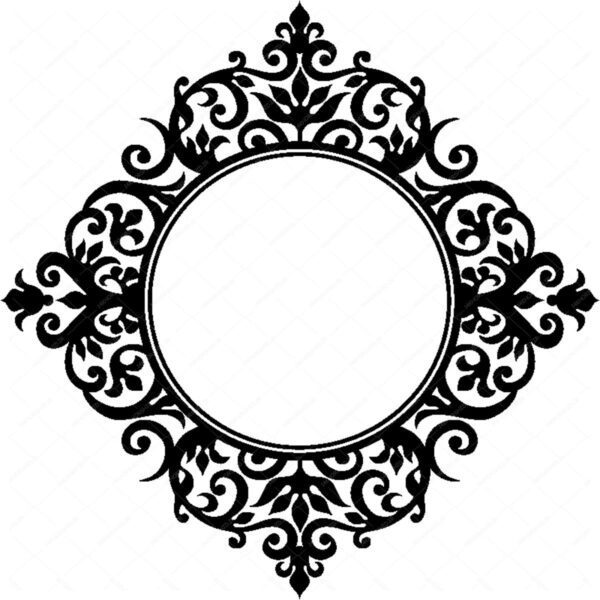 مجموعه طرح کادر حاشیه پترن و گل اسلیمی png سری دوم برای چاپ و طراحی مجموعه فایل های گرافیکی لایه باز