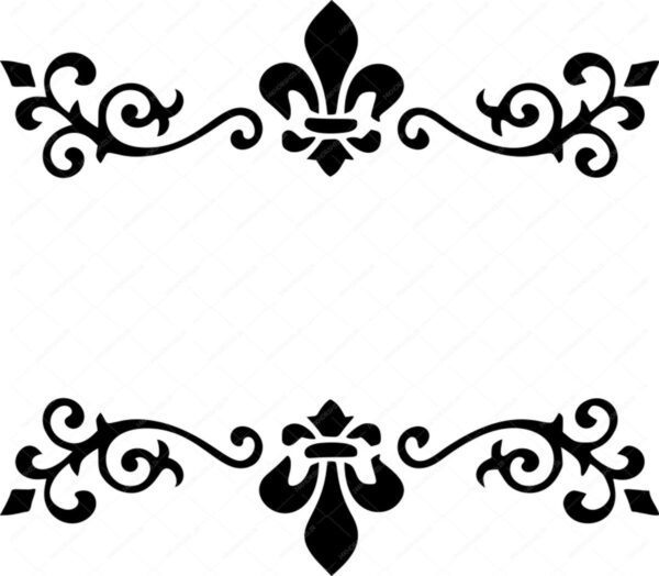مجموعه طرح کادر حاشیه پترن و گل اسلیمی png سری دوم برای چاپ و طراحی مجموعه فایل های گرافیکی لایه باز