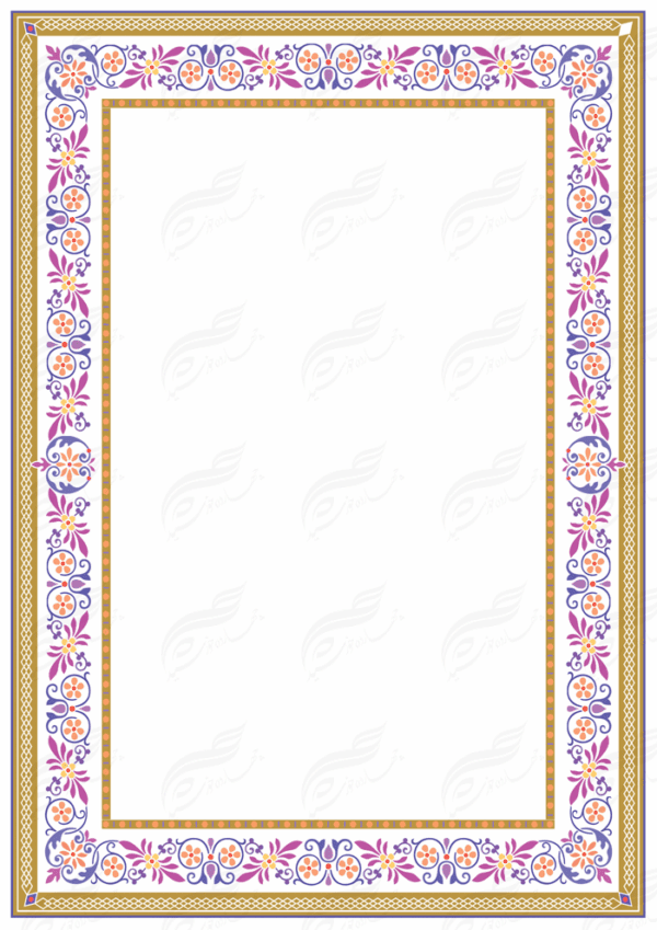 مجموعه کامل کادر و حاشیه لوح تقدیر لایه باز اسلیمی سری سوم psd برای چاپ و طراحی مجموعه فایل های گرافیکی لایه باز