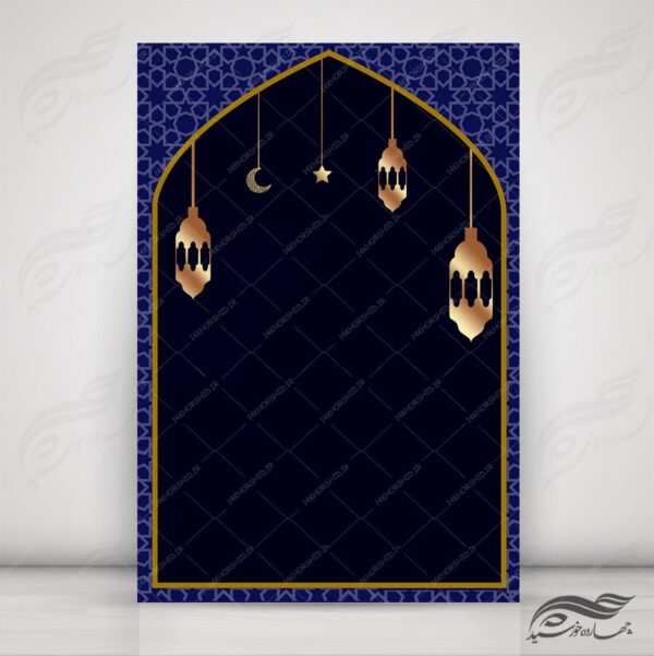 زمینه پوستر لایه باز مذهبی اسلیمی ۷۳ psd برای چاپ و طراحی پوستر خام و آماده لایه باز