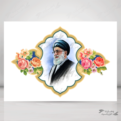قاب و کادر تصویر لایه باز اسلیمی دو psd برای چاپ و طراحی قاب و حاشیه لایه باز
