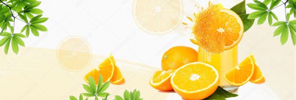 طرح بنر لایه باز محصولات لیمو و پرتقال psd برای چاپ و طراحی لیبل لایه باز محصولات غذایی