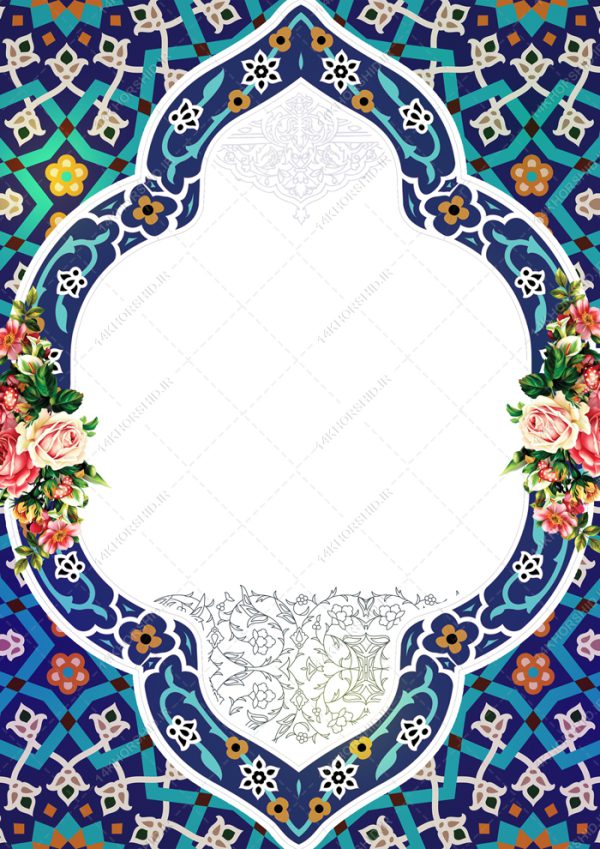 طرح کادر و زمینه آماده لایه باز لوح تقدیر برای چاپ و طراحی زمینه و کادر لایه باز لوح تقدیر