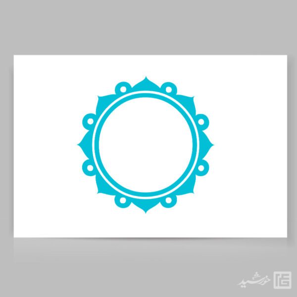 قاب متن اسلیمی قرآنی لایه باز برای چاپ و طراحی قاب و حاشیه لایه باز