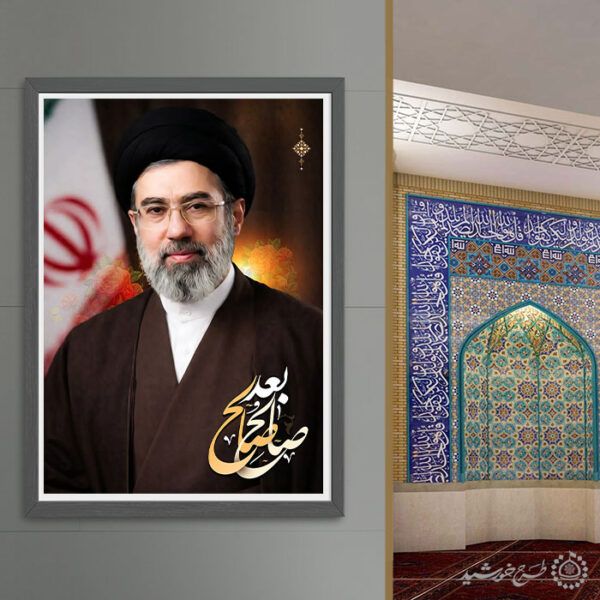 پوستر لایه باز حضرت آیت الله سید مجتبی خامنه ای برای چاپ و طراحی طرح لایه باز سید مجتبی خامنه ای