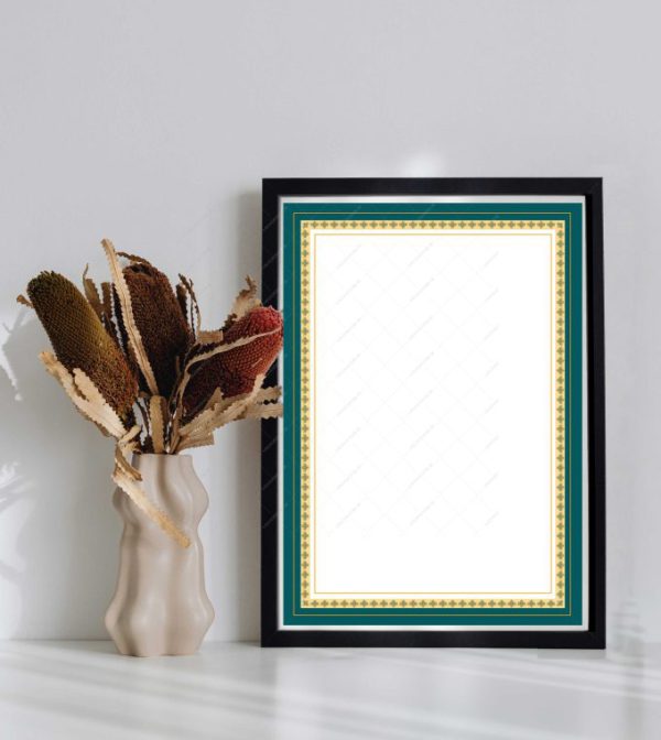 پوستر لایه باز کادر و حاشیه اسلیمی تذهیب لوح تقدیر psd پوستر لایه باز کادر و حاشیه اسلیمی تذهیب لوح تقدیر psd برای چاپ و طراحی زمینه و کادر لایه باز لوح تقدیر