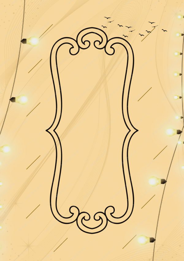 زمینه پوستر لایه باز اسلیمی مذهبی ۲۹۲ psd برای چاپ و طراحی زمینه آماده لایه باز پوستر