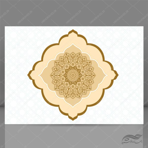 قاب و کادر گرافیکی لایه باز اسلیمی ۴۵ psd برای چاپ و طراحی قاب و حاشیه لایه باز