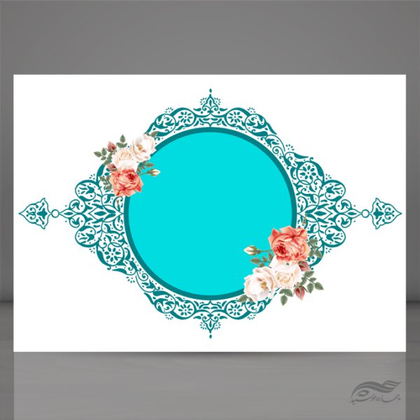 قاب و حاشیه گرافیکی لایه باز اسلیمی گل پیچ ۴۲ psd برای چاپ و طراحی قاب و حاشیه لایه باز