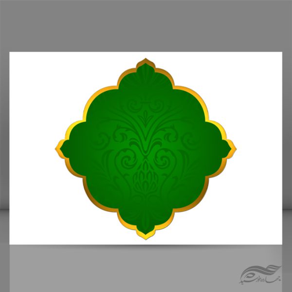 قاب و کادر گرافیکی لایه باز اسلیمی ۴۴ psd برای چاپ و طراحی قاب و حاشیه لایه باز