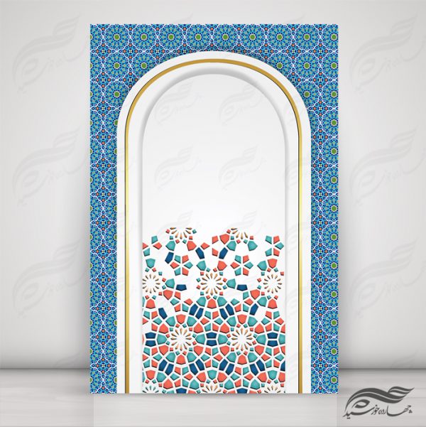 مجموعه پس زمینه پوستر لایه باز اسلیمی و مذهبی psd سری دوم برای چاپ و طراحی مجموعه فایل های گرافیکی لایه باز