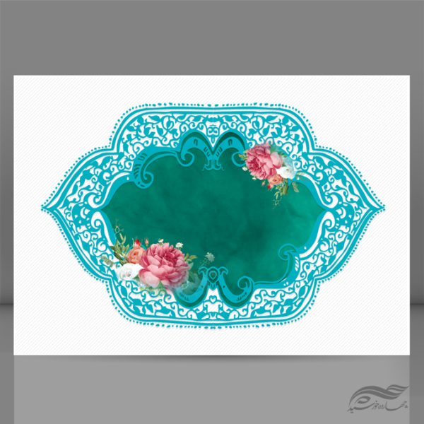 قاب و کادر گرافیکی لایه باز فانتزی اسلیمی ۴۷ psd برای چاپ و طراحی قاب و حاشیه لایه باز