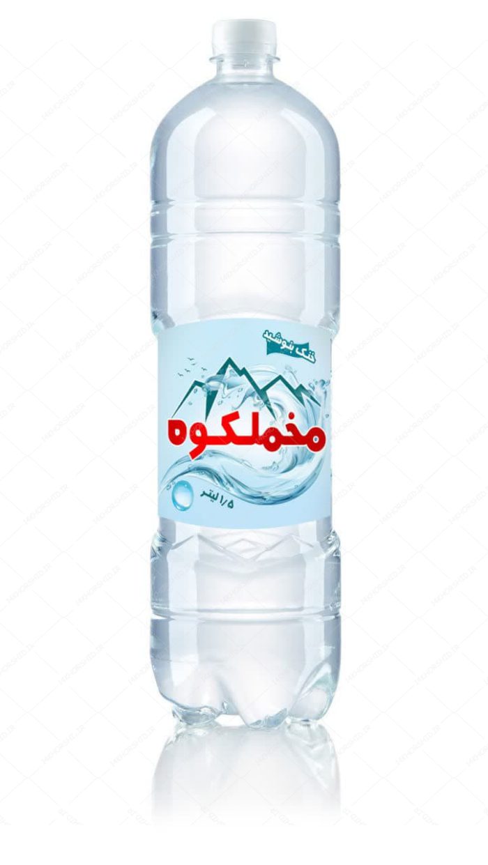 طرح لایه باز لیبل و برچسب آب معدنی برای چاپ و طراحی لیبل و برچسب لایه باز
