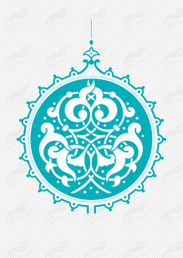 قاب و حاشیه لایه باز خاتم اسلیمی ۴ psd برای چاپ و طراحی کادر و حاشیه لایه باز خاتم اسلیمی