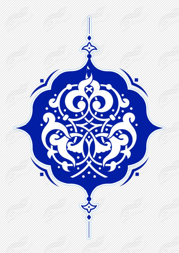 قاب و حاشیه لایه باز خاتم اسلیمی ۵ psd برای چاپ و طراحی کادر و حاشیه لایه باز خاتم اسلیمی