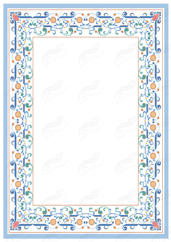 طرح لوح تقدیر و لوح سپاس لایه باز اسلیمی ۲۲ psd برای چاپ و طراحی لوح تقدیر لایه باز