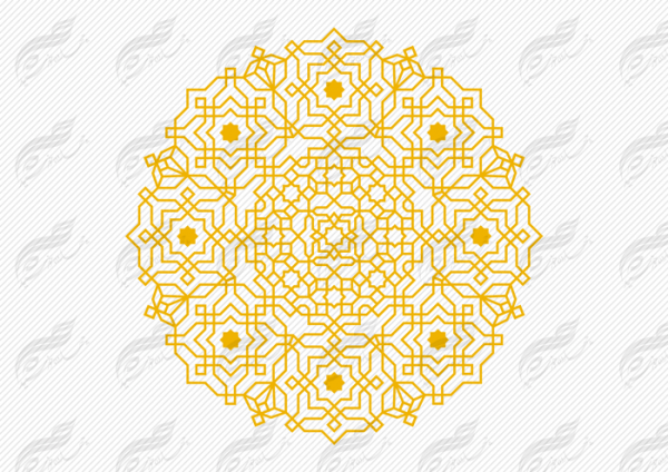 طرح شبکه و پترن لایه باز اسلیمی ۱ psd برای چاپ و طراحی شبکه و پترن لایه باز