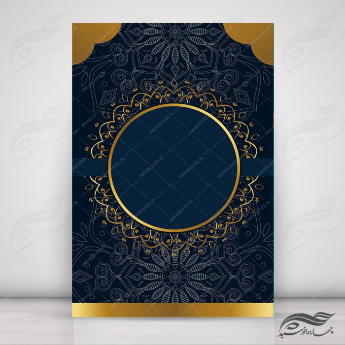 زمینه پوستر لایه باز مذهبی اسلیمی ۶۸ psd برای چاپ و طراحی زمینه آماده لایه باز پوستر