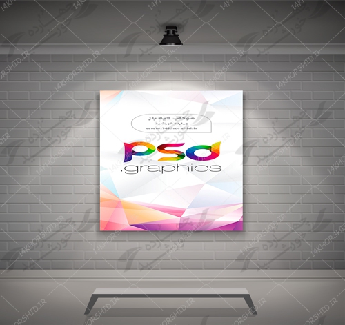موکاب و پیش نمایش پوستر لایه باز هفت psd برای چاپ و طراحی موکاب و پیش نمایش پوستر