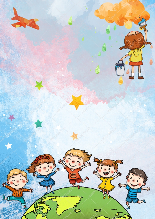 زمینه پوستر لایه باز کودکانه ۱۰۵ psd زمینه پوستر لایه باز کودکانه ۱۰۵ psd برای چاپ و طراحی پس زمینه لایه باز کودکانه و مدرسه