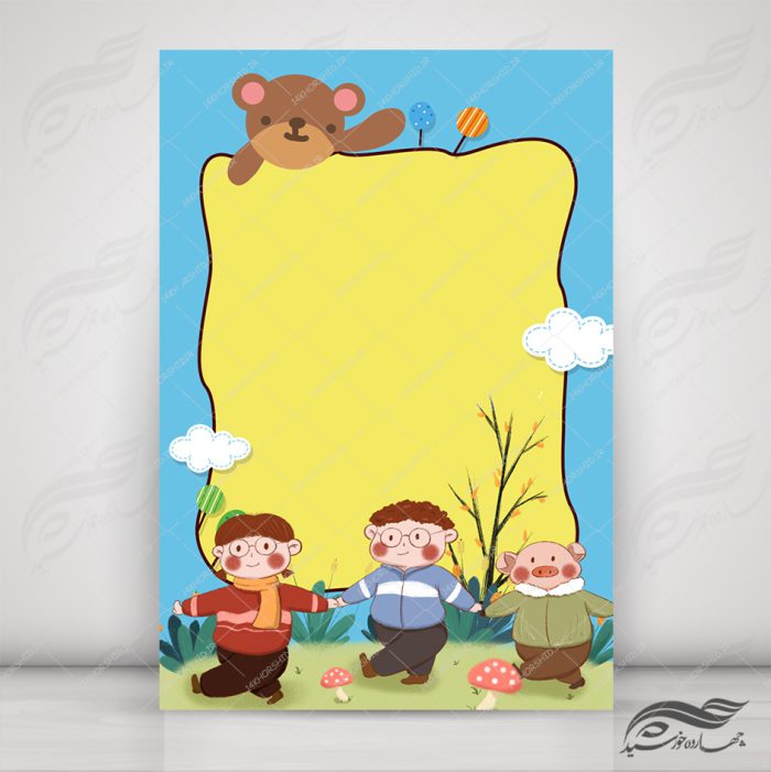زمینه پوستر لایه باز کودکانه ۱۰۸ psd برای چاپ و طراحی پس زمینه لایه باز کودکانه و مدرسه