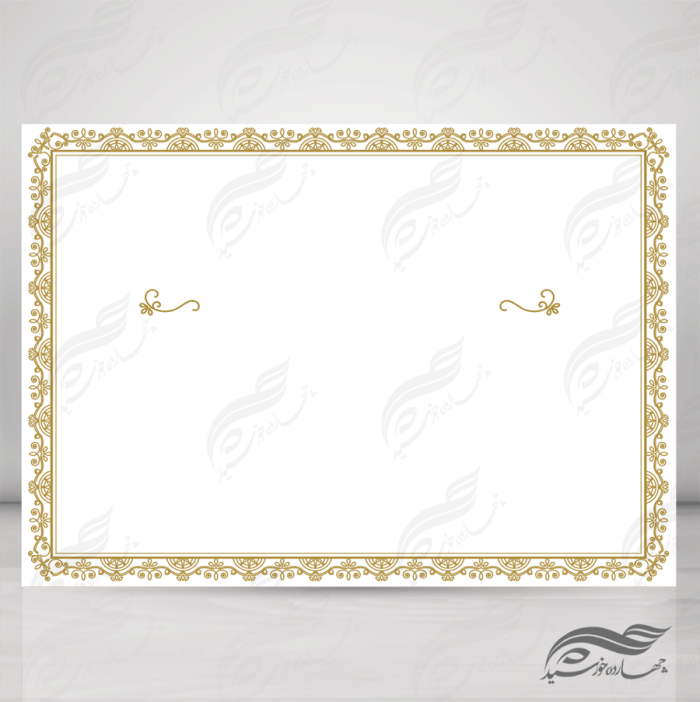 کادر و زمینه مدرک لایه باز ۳ psd برای چاپ و طراحی قاب و حاشیه لایه باز