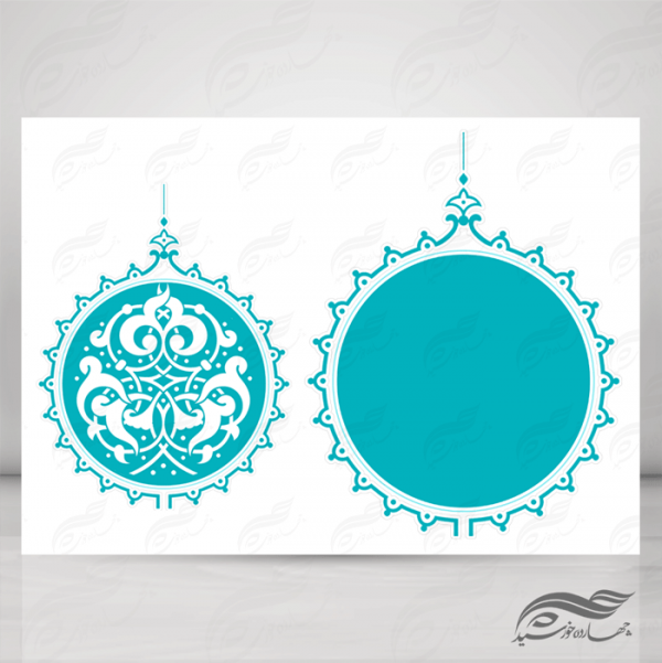 قاب و حاشیه لایه باز خاتم اسلیمی ۴ psd برای چاپ و طراحی کادر و حاشیه لایه باز خاتم اسلیمی